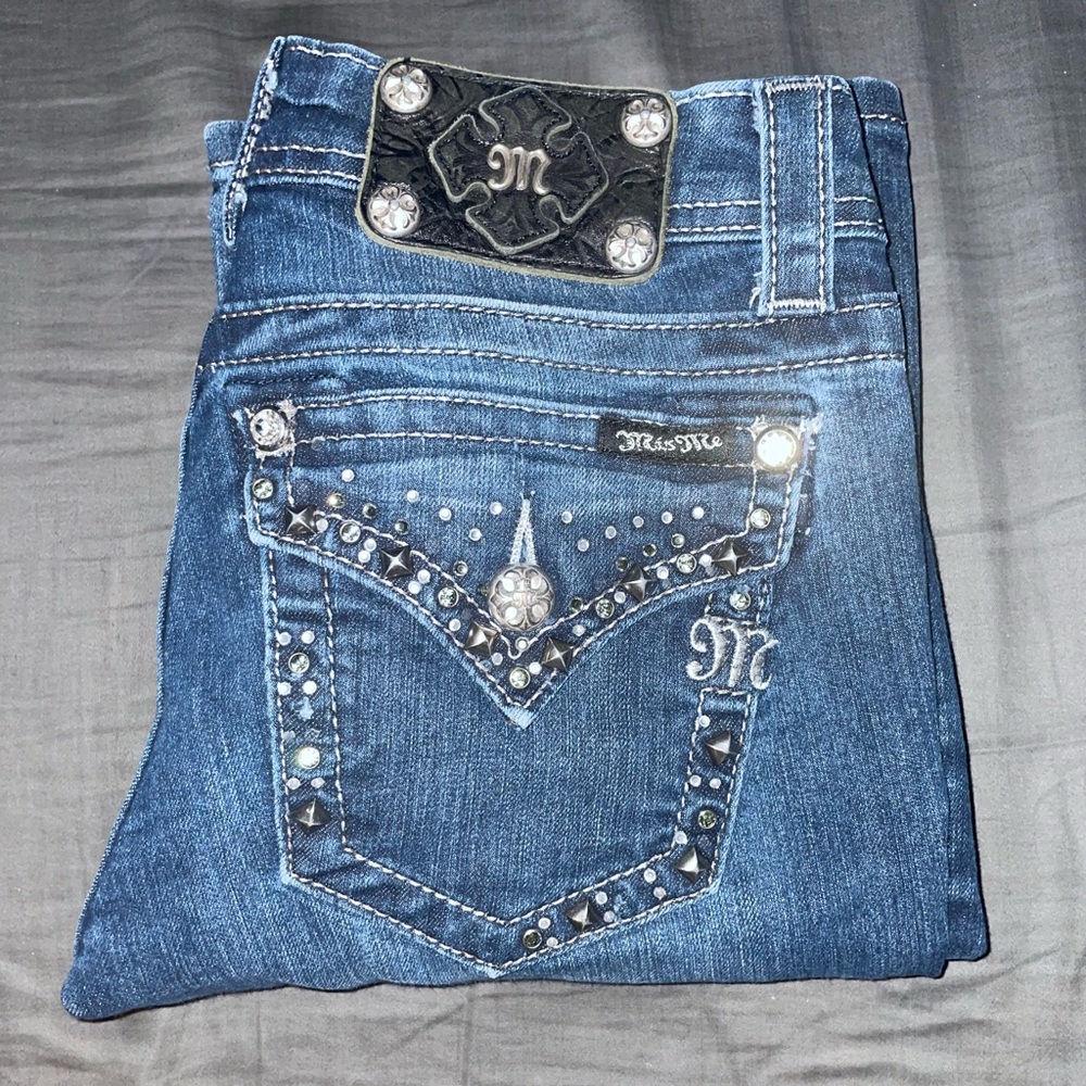 Women’s Miss Me jeans size 27 boot cut color DK 52C